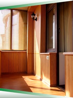 Внутренняя обшивка балконов | EKOWIN Запорожье