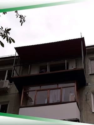 Разварка и расширение балкона в Запорожье